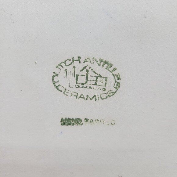 Bonaire Island Dutch Antilles Ceramics Flamingos Wall Tile Hand-Painted - Picture 3 of 4